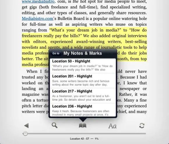 Kindle Tips: How to use annotation feature - Techyv.com